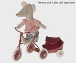 Maileg Abri a Tricycle for Mouse - Red