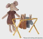 Maileg Drying Rack With Pegs, Mouse