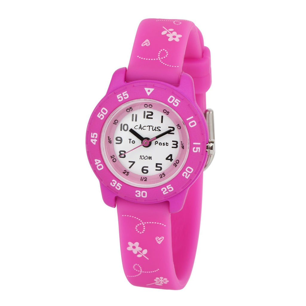 Cactus Kids Time Teacher Pink Flowers