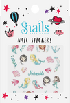 Snails Nail Stickers Mermaid