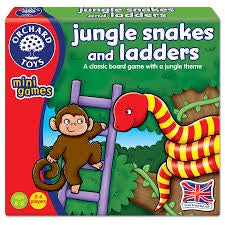 Orchard Toys Mini Game - Jungle Snakes and Ladders