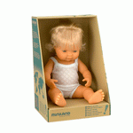 Miniland Caucasian Girl 38 cm