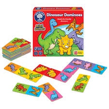 Orchard Toys Mini Game - Dinosaur Dominoes