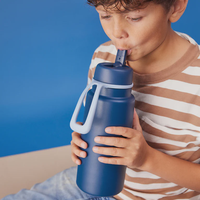 B Box Insulated Flip Top 1 Litre Water Bottle - Midnight