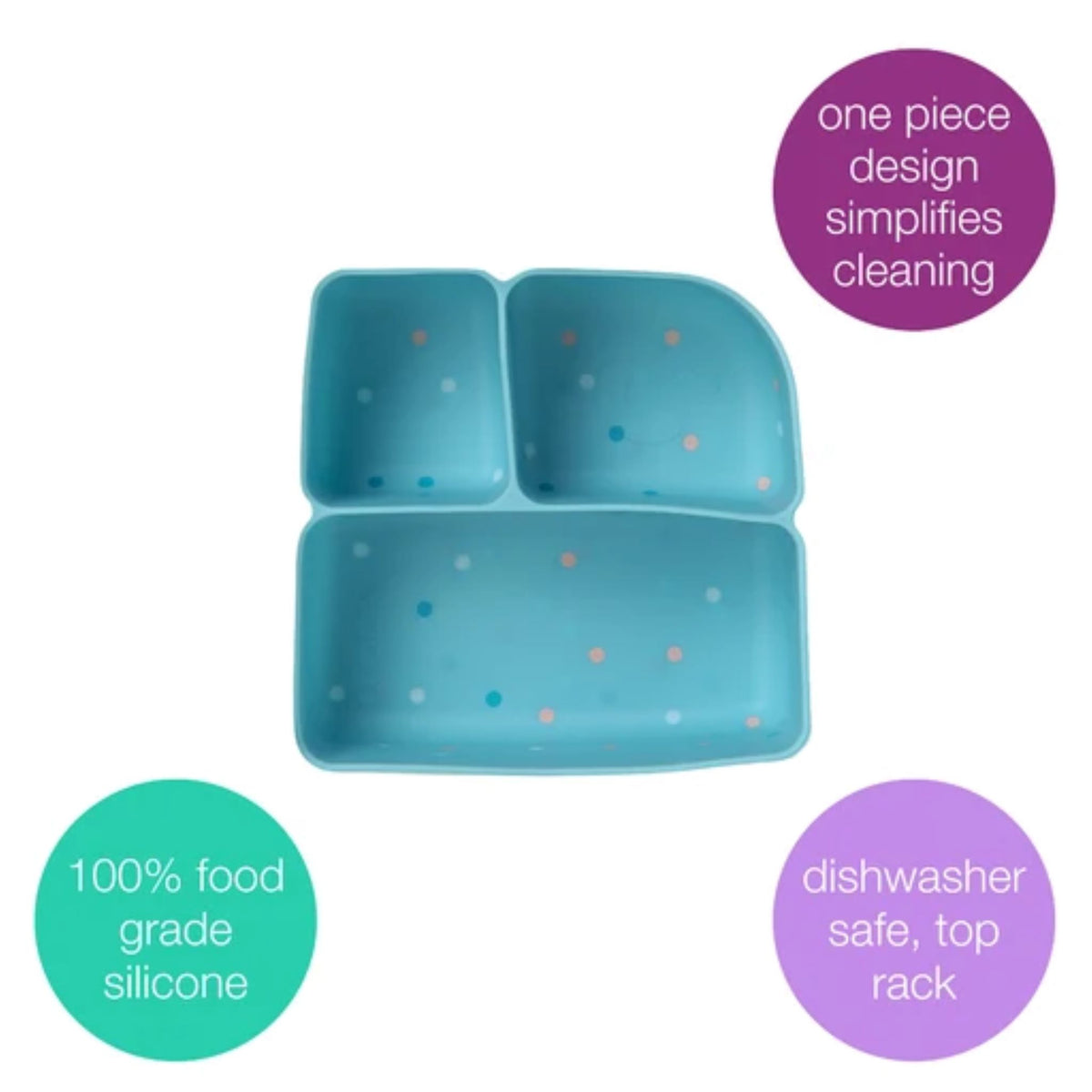 B Box Silicone Bento Buddy Lunchbox - Confetti