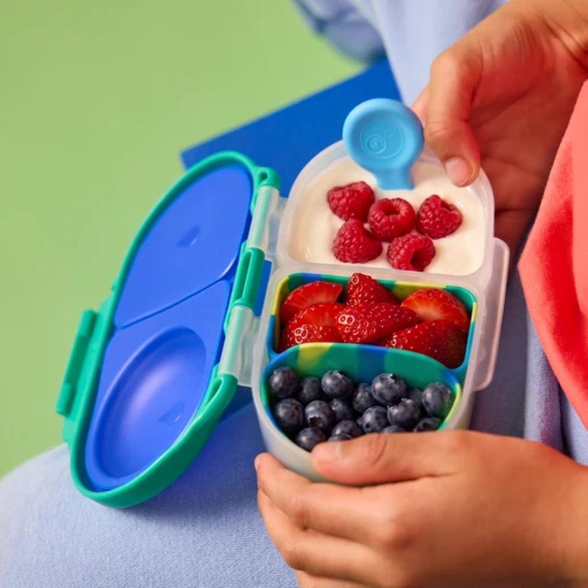 B Box Silicone Bento Buddy Snack - Electric Jungle