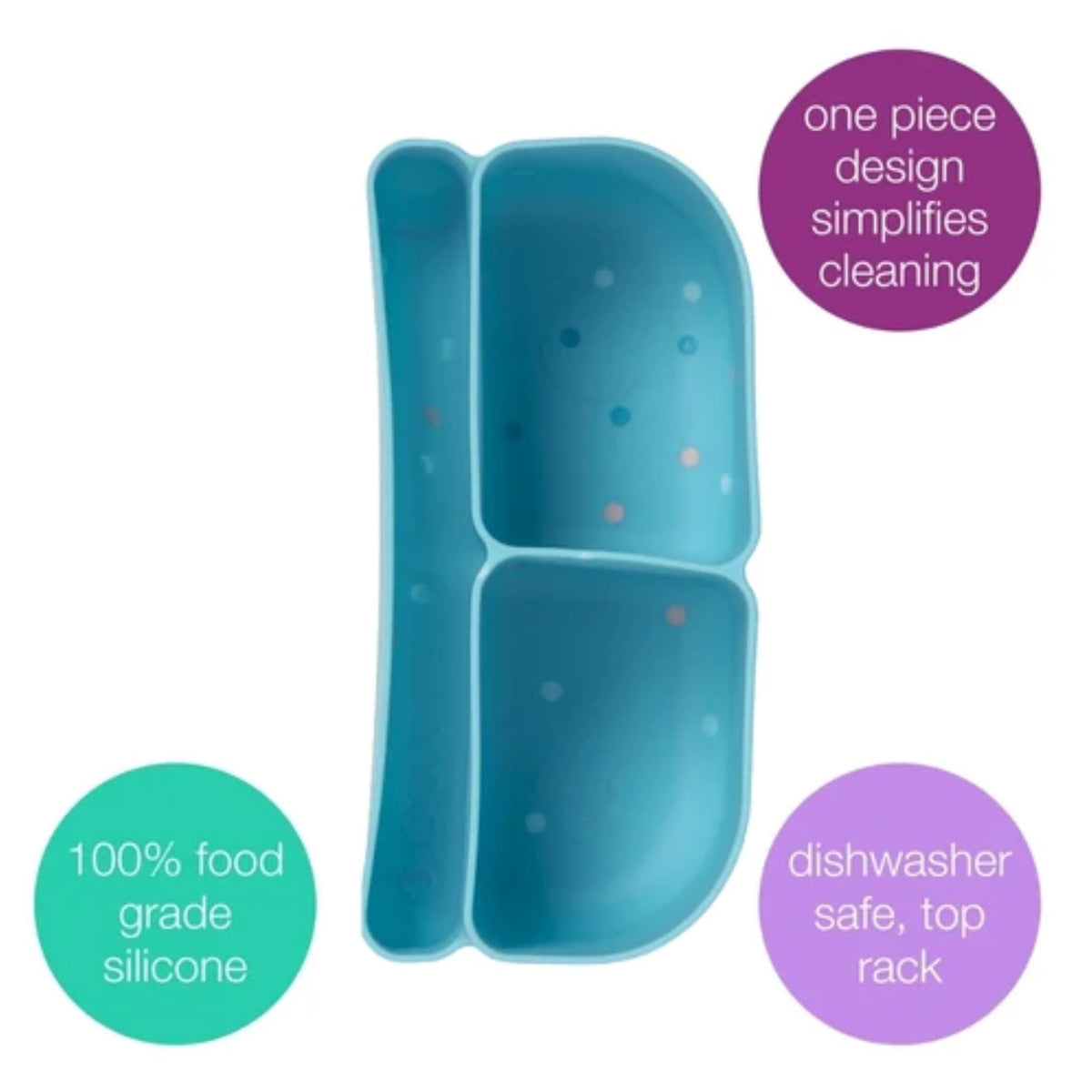 B Box Silicone Bento Tray Mini - Confetti