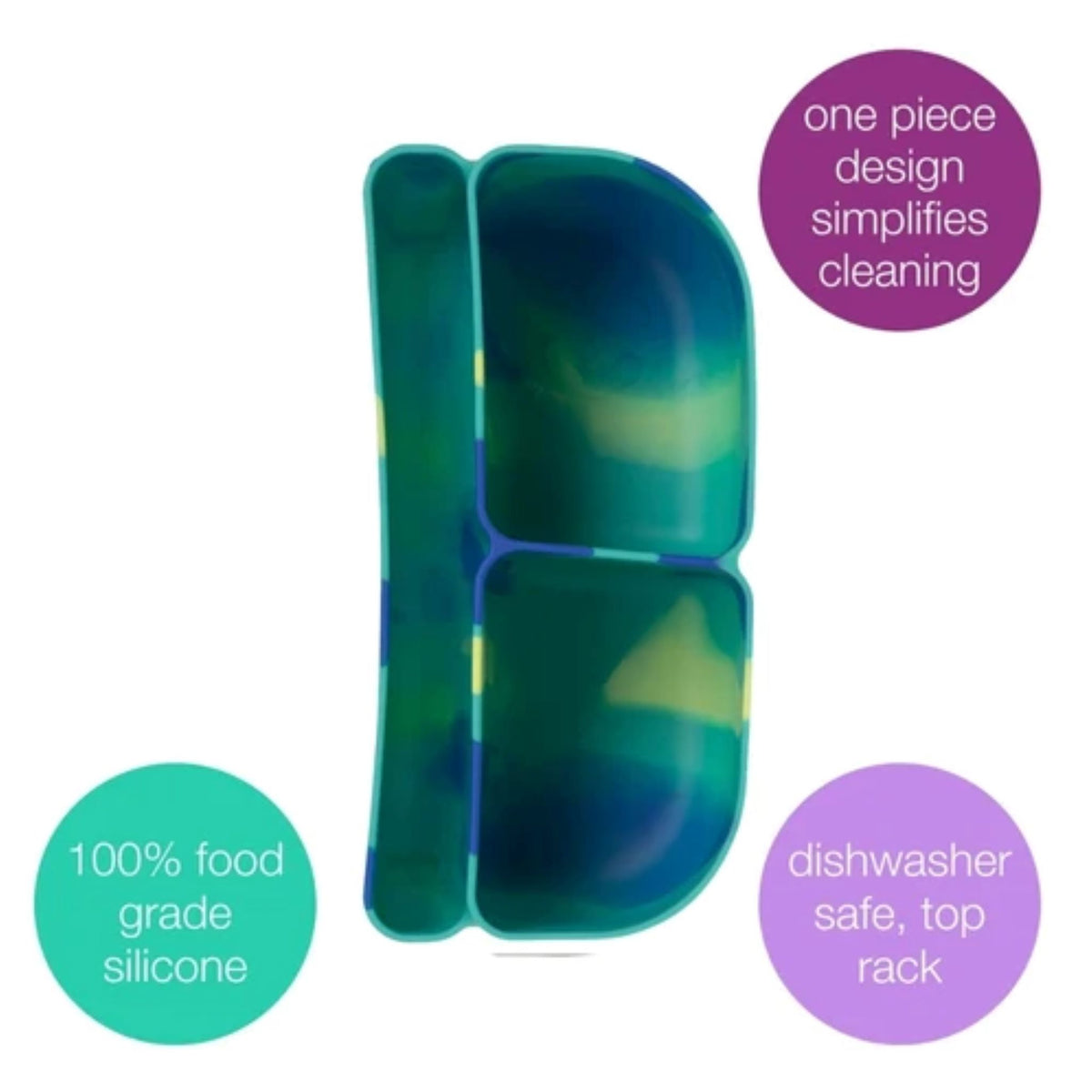 B Box Silicone Bento Tray Mini - Electric Jungle