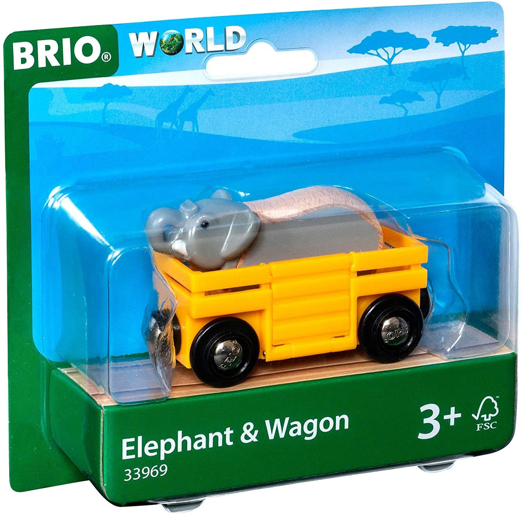 Brio Elephant & Wagon