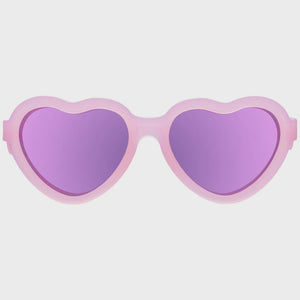 Babiators Blue Series Polarised Hearts Frosted Pink Sunglasses Ages 0-2