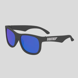 Babiators Polarized Navigator- Jet Black (Cobalt Mirrored Lenses) Ages 3-5