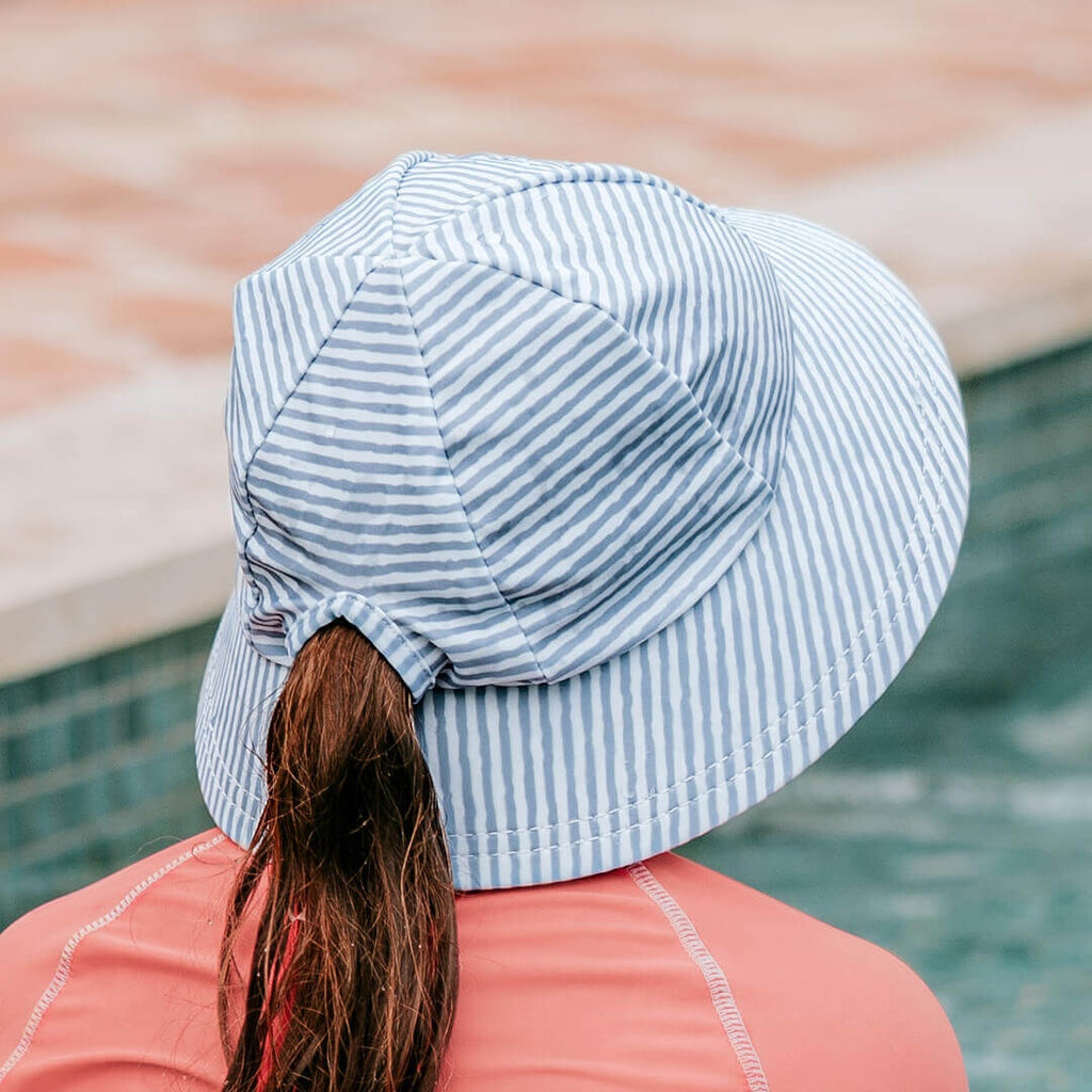 Bedhead Hats - Kids Ponytail Swim Bucket Beach Hat - Stevie