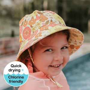 Bedhead Hats - Kids Ponytail Swim Bucket Beach Hat - Tallulah