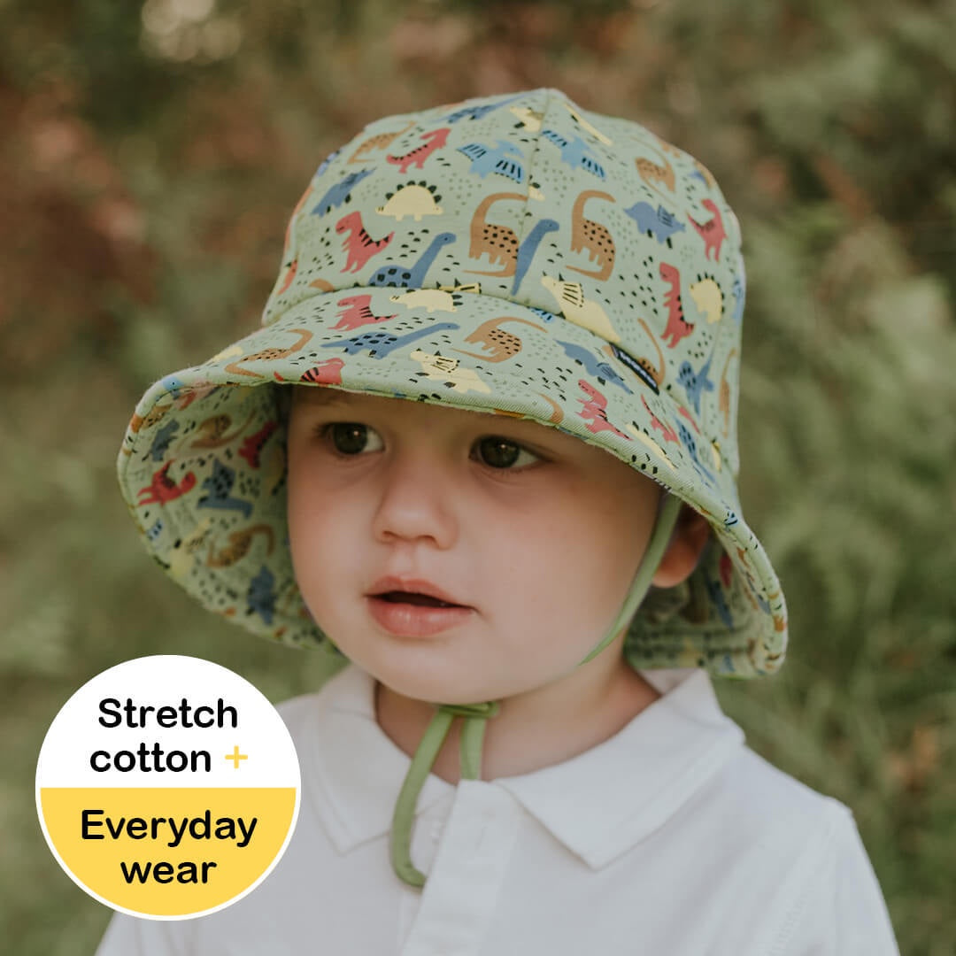 Bedhead Hats - Toddler Bucket Sun Hat - Dino