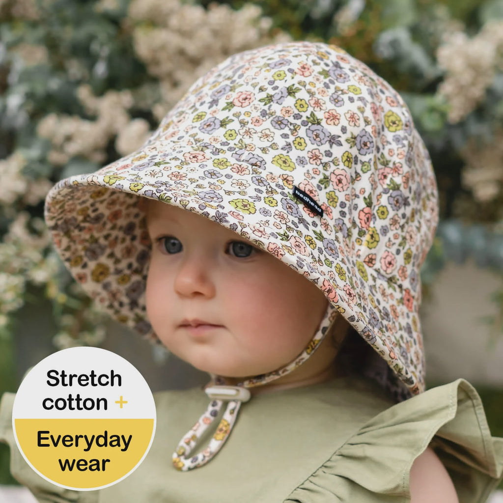 Bedhead Hats - Toddler Bucket Sun Hat - Floret