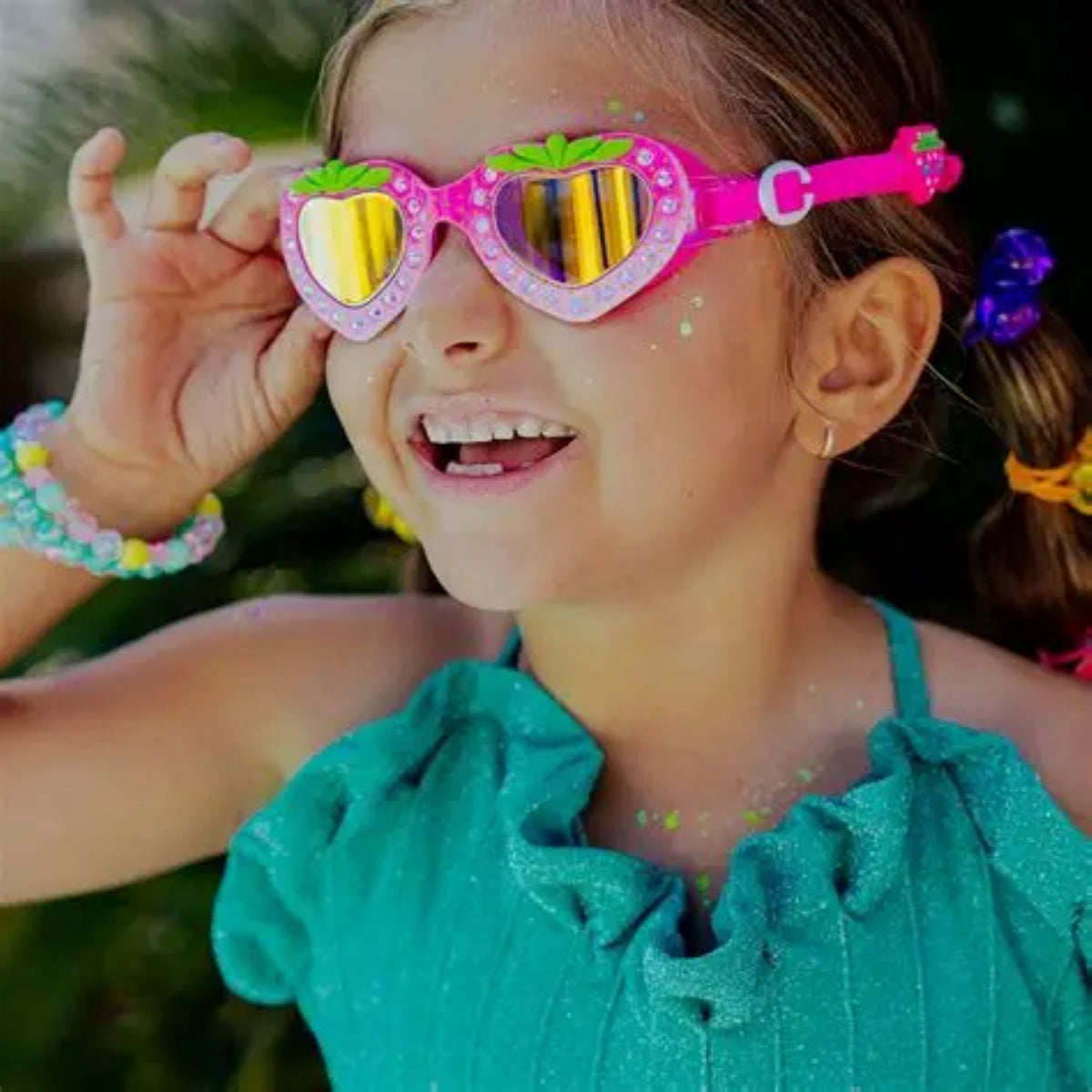 Bling 2 O Swim Goggles Strawberry Splash