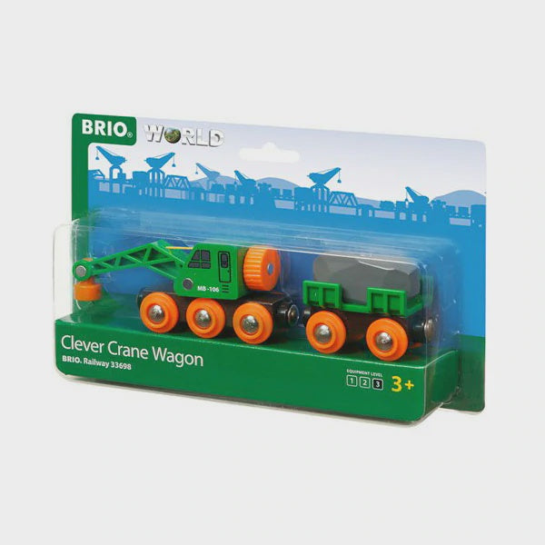 Brio Clever Crane Wagon