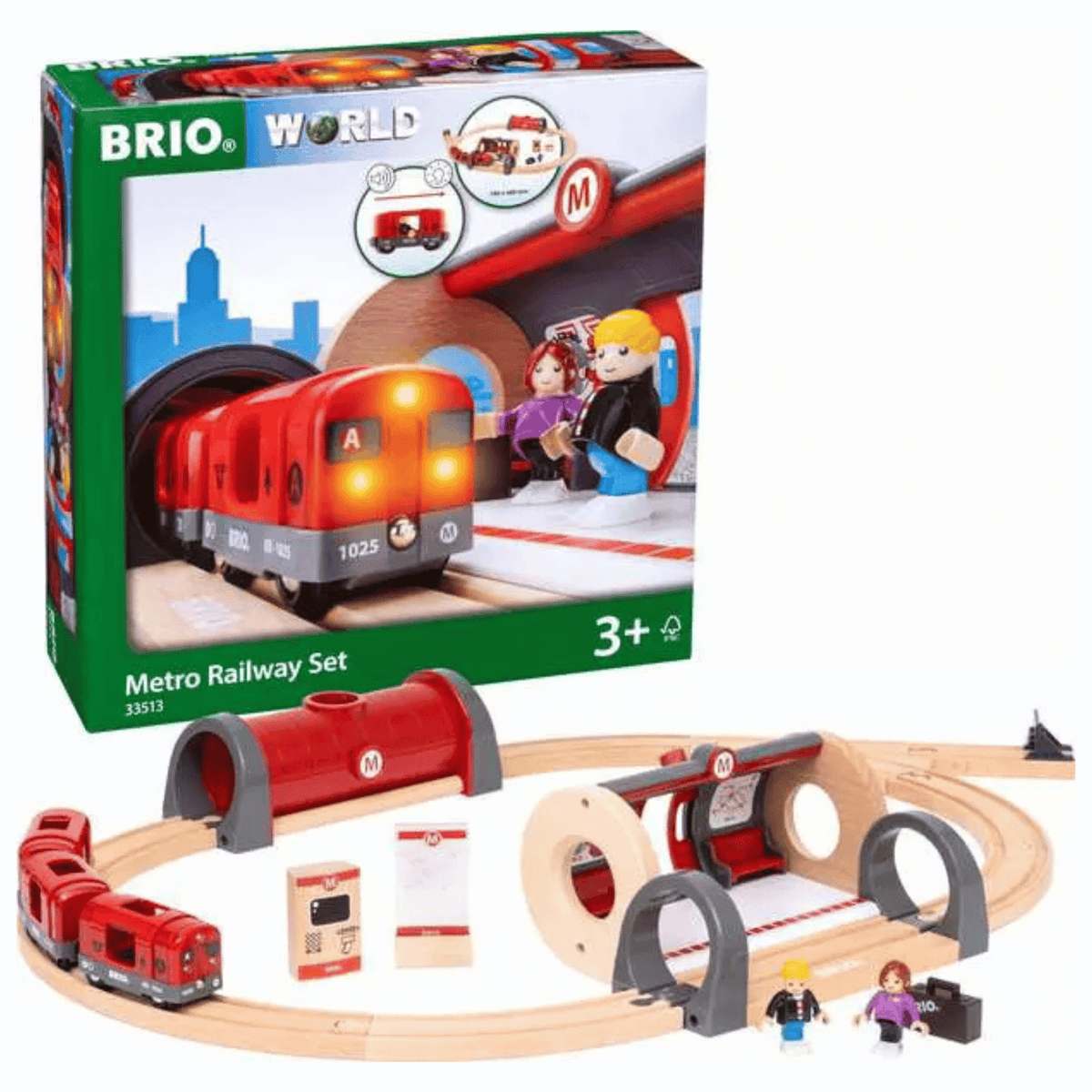 Brio Metro Railway Set