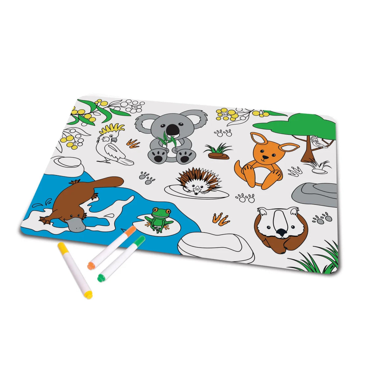 Australian Collection Colour-In Placemat