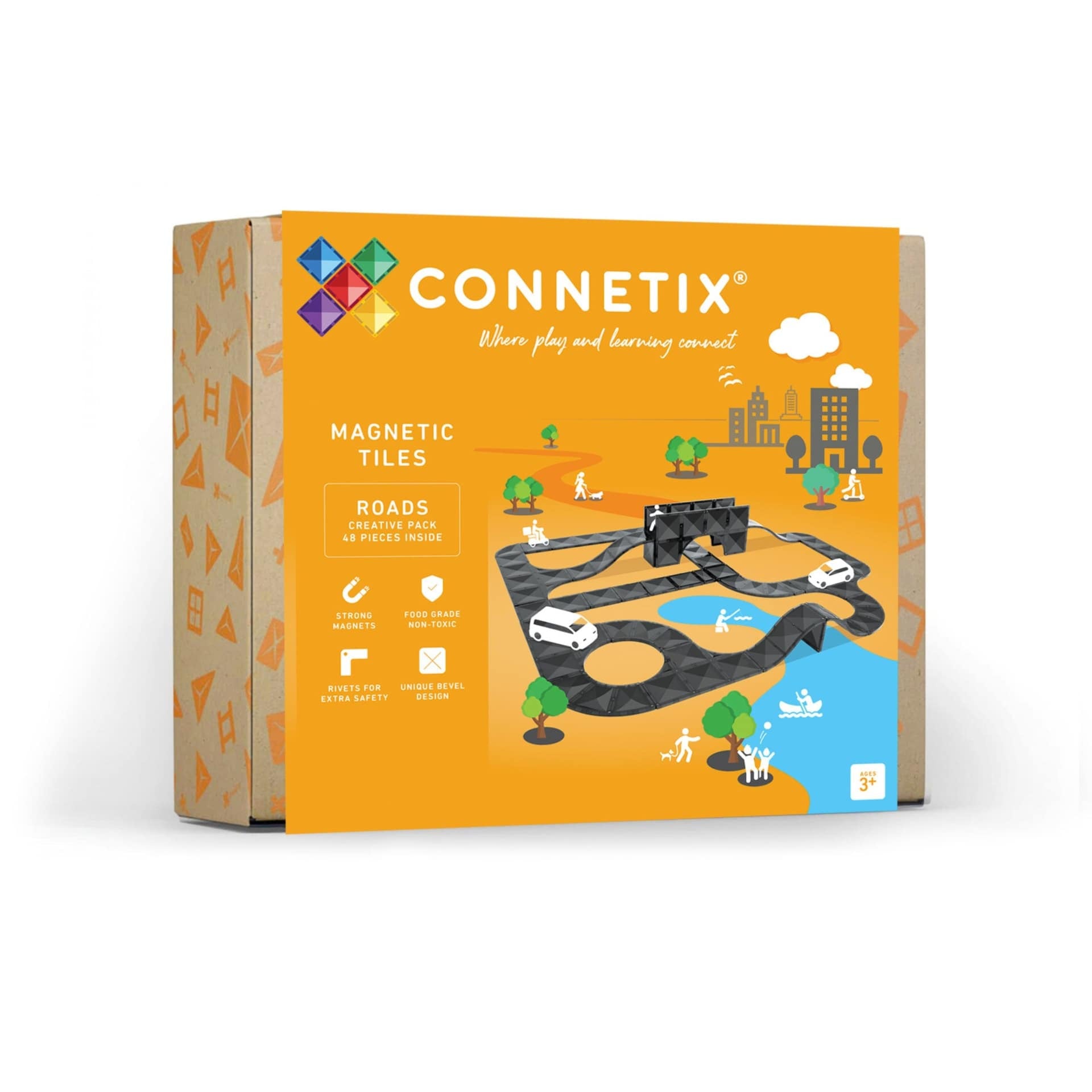 Connetix Creative Roads - 48pcs