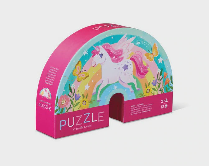 Crocodile Creek - Mini Puzzle Sweet Unicorn 12pc