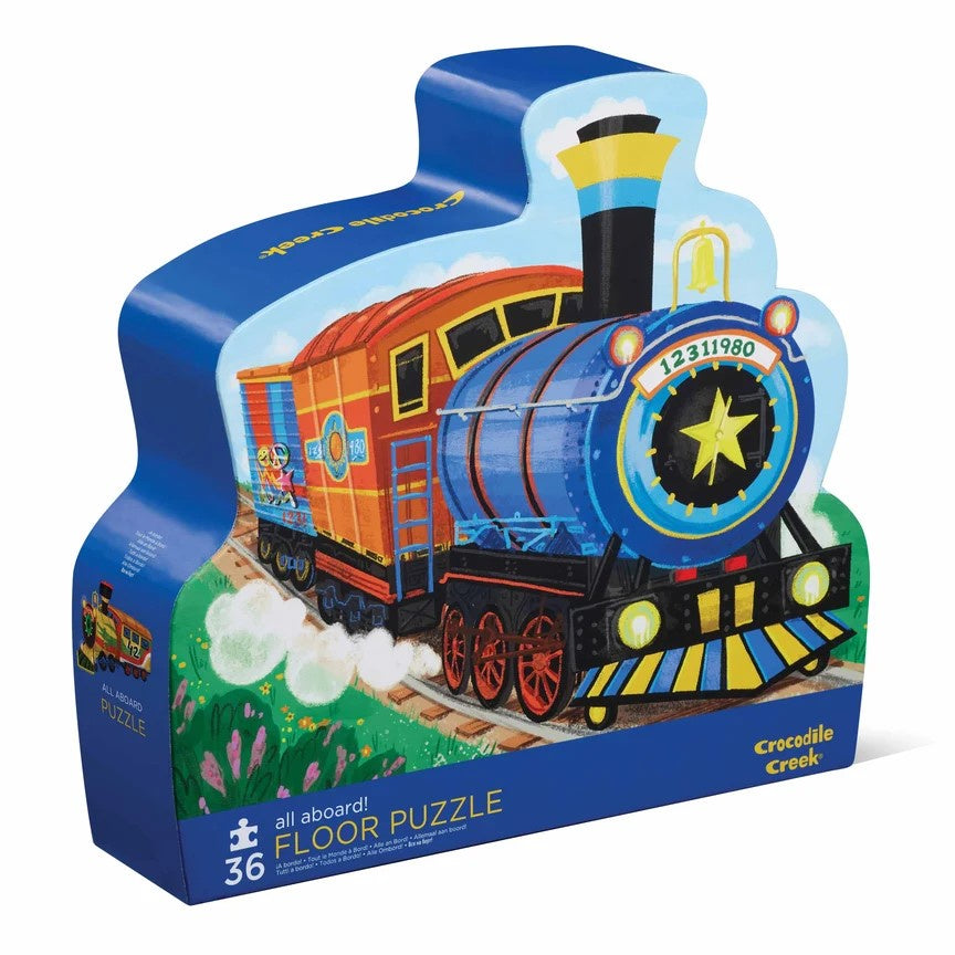 Crocodile Creek - Classic Floor Puzzle 36 piece - All Aboard