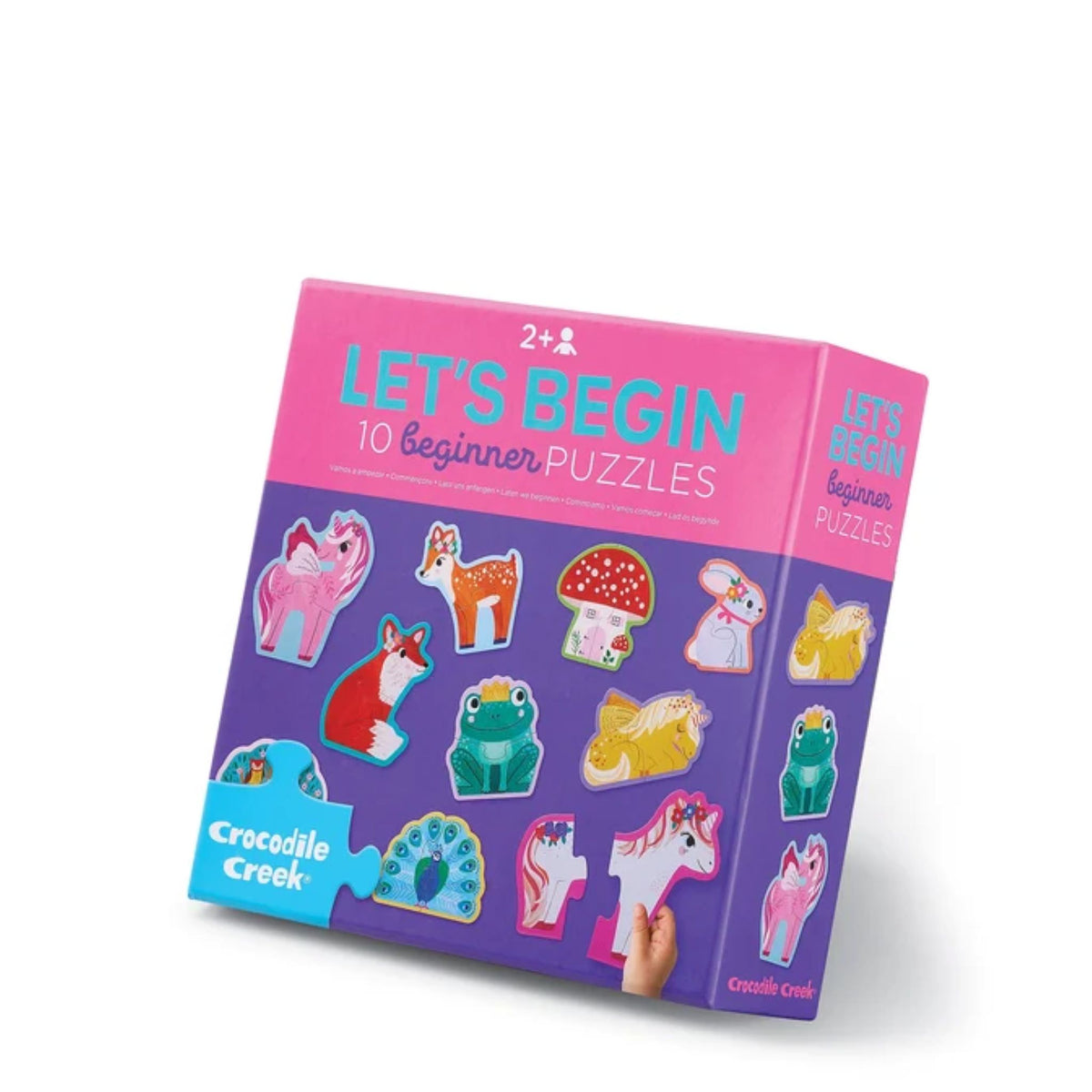 Crocodile Creek Let's Begin -10 Beginner Puzzles - Unicorn