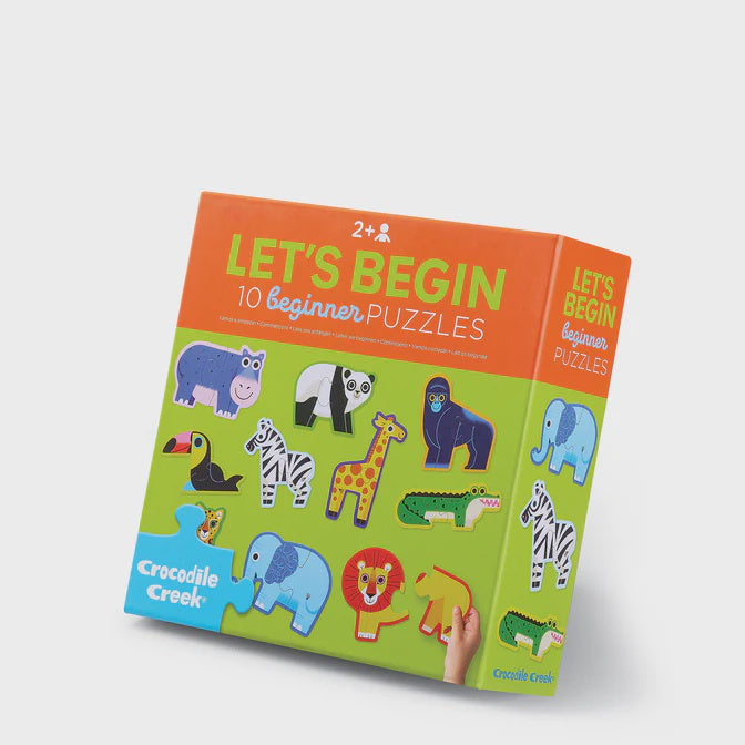 Crocodile Creek Let's Begin -10 Beginner Puzzles
