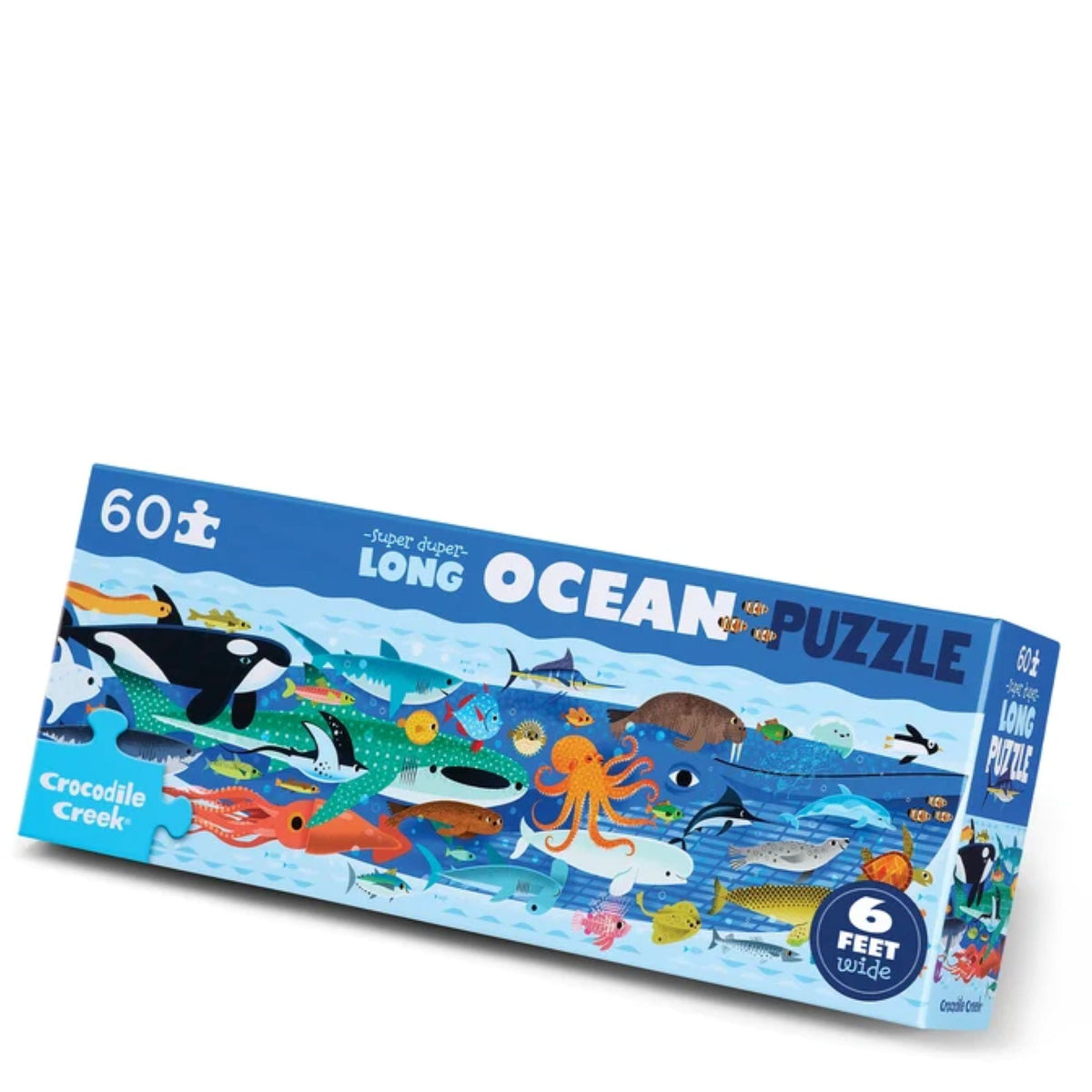 Crocodile Creek Super Duper Long Ocean Puzzle - 60pc