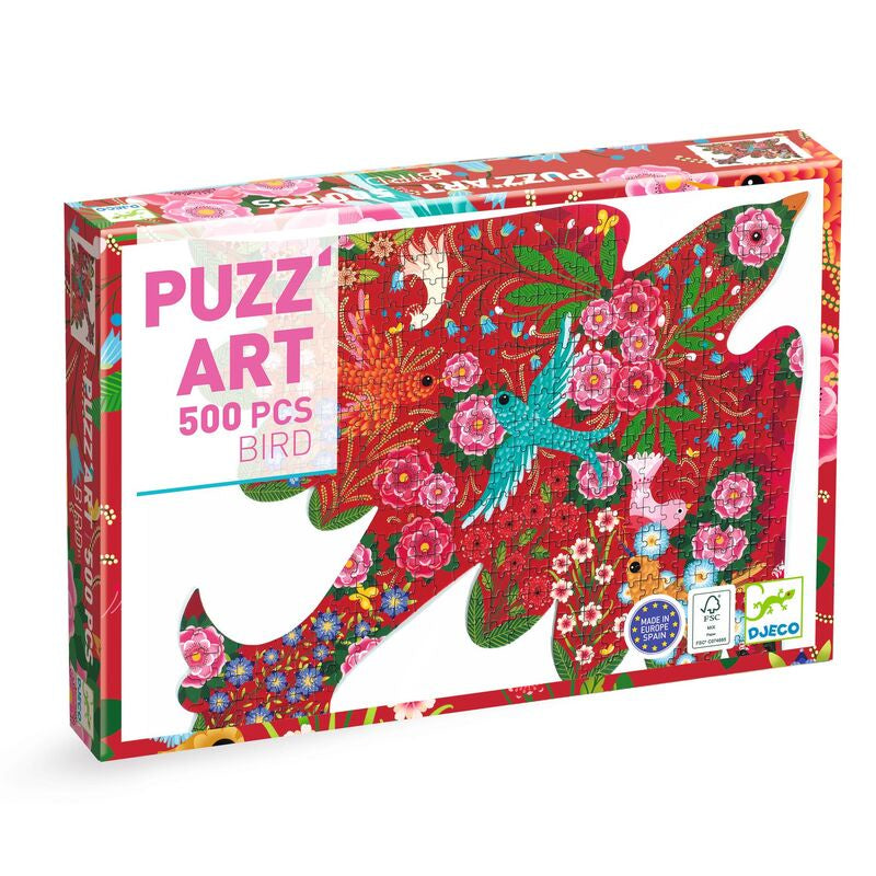 Djeco Bird 500pc Art Puzzle