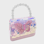 Dazzling Butterfly Hard Handbag