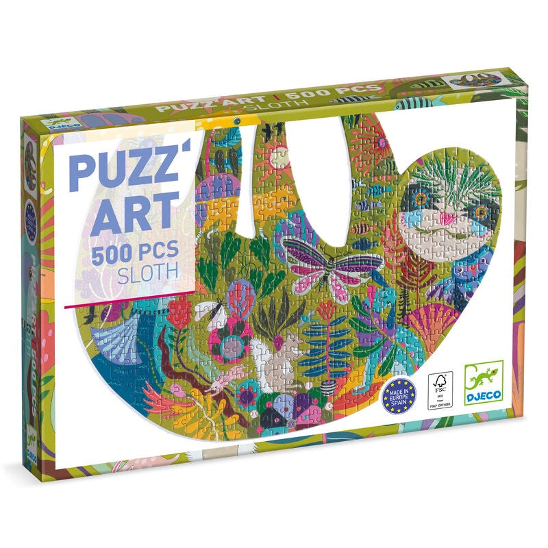 Djeco Sloth 500pc Shaped Puzzle