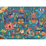 Djeco Wizzy Puzzle - Monster Party 50pc