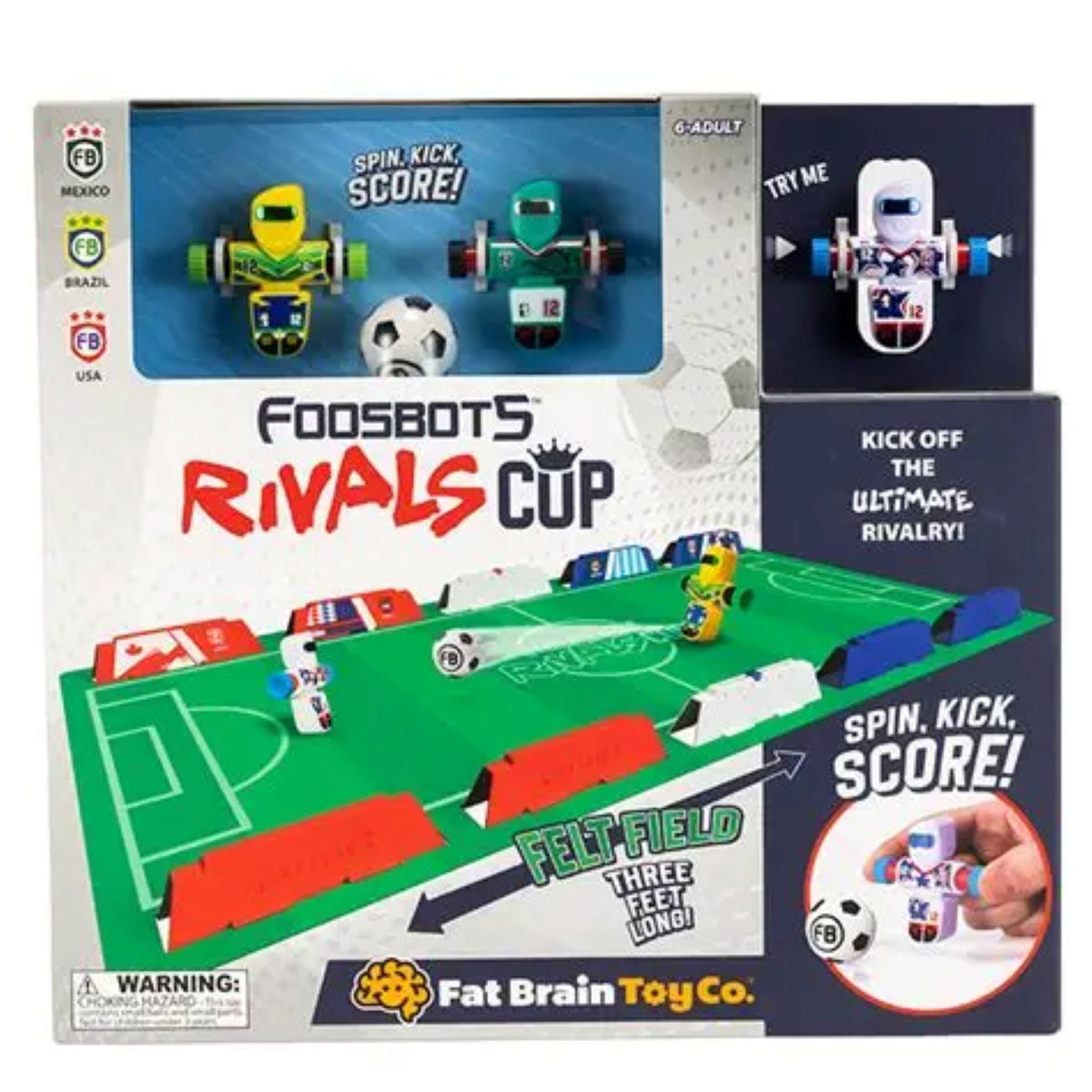 Fat Brain Toy Co Foosbots Stadium Battle Set - Rivals Cup