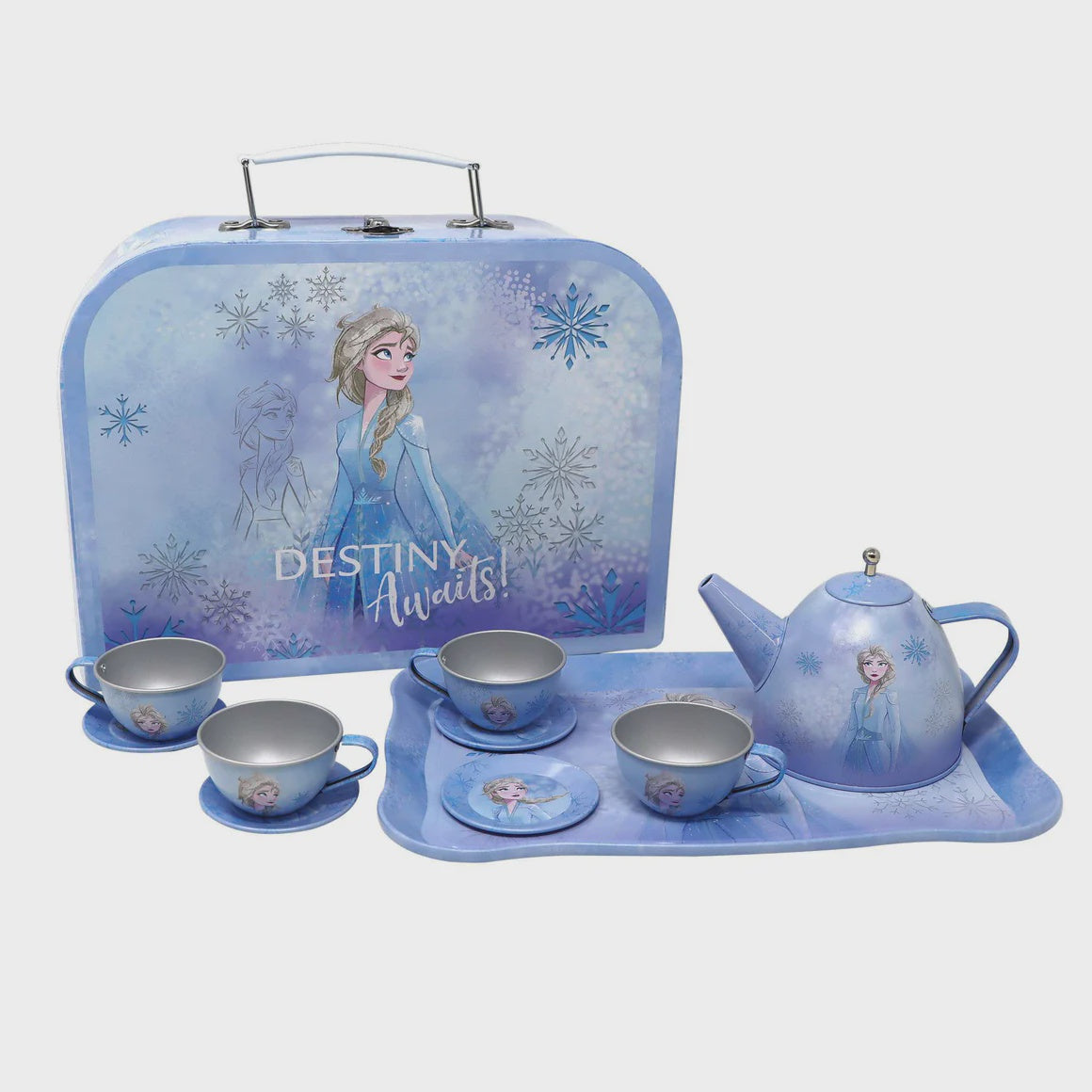Frozen Destiny Awaits 10pc Tea Set in Carry Case