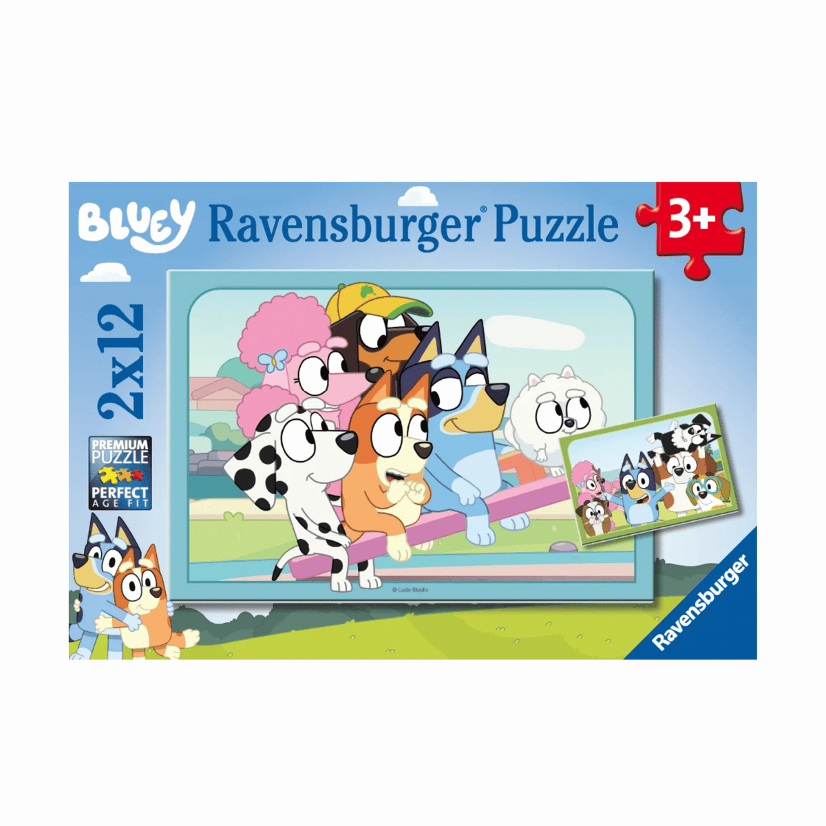 Ravensburger Fun with Bluey - 2x12pc Puzzle