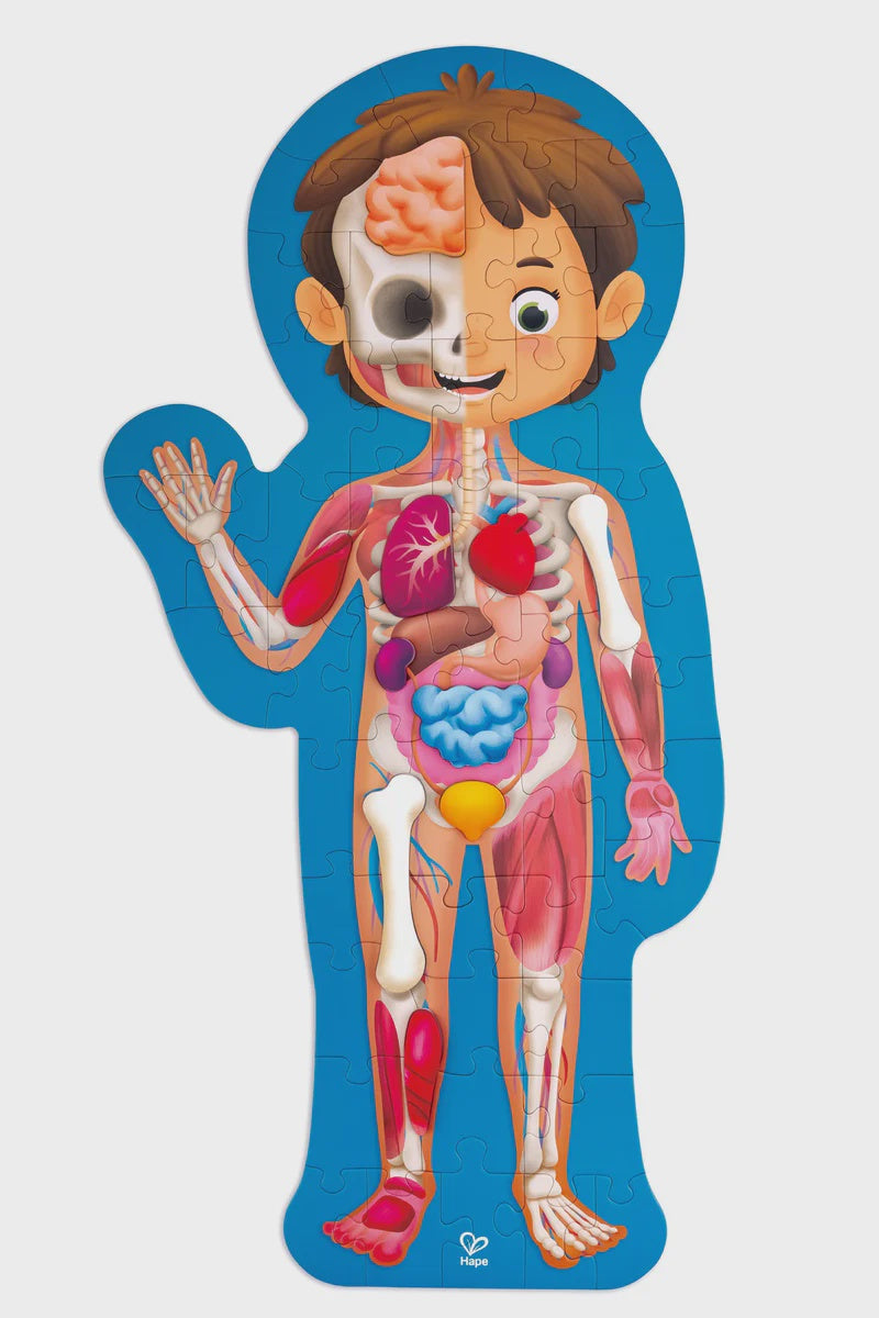 Hape Human Body 60pc Puzzle