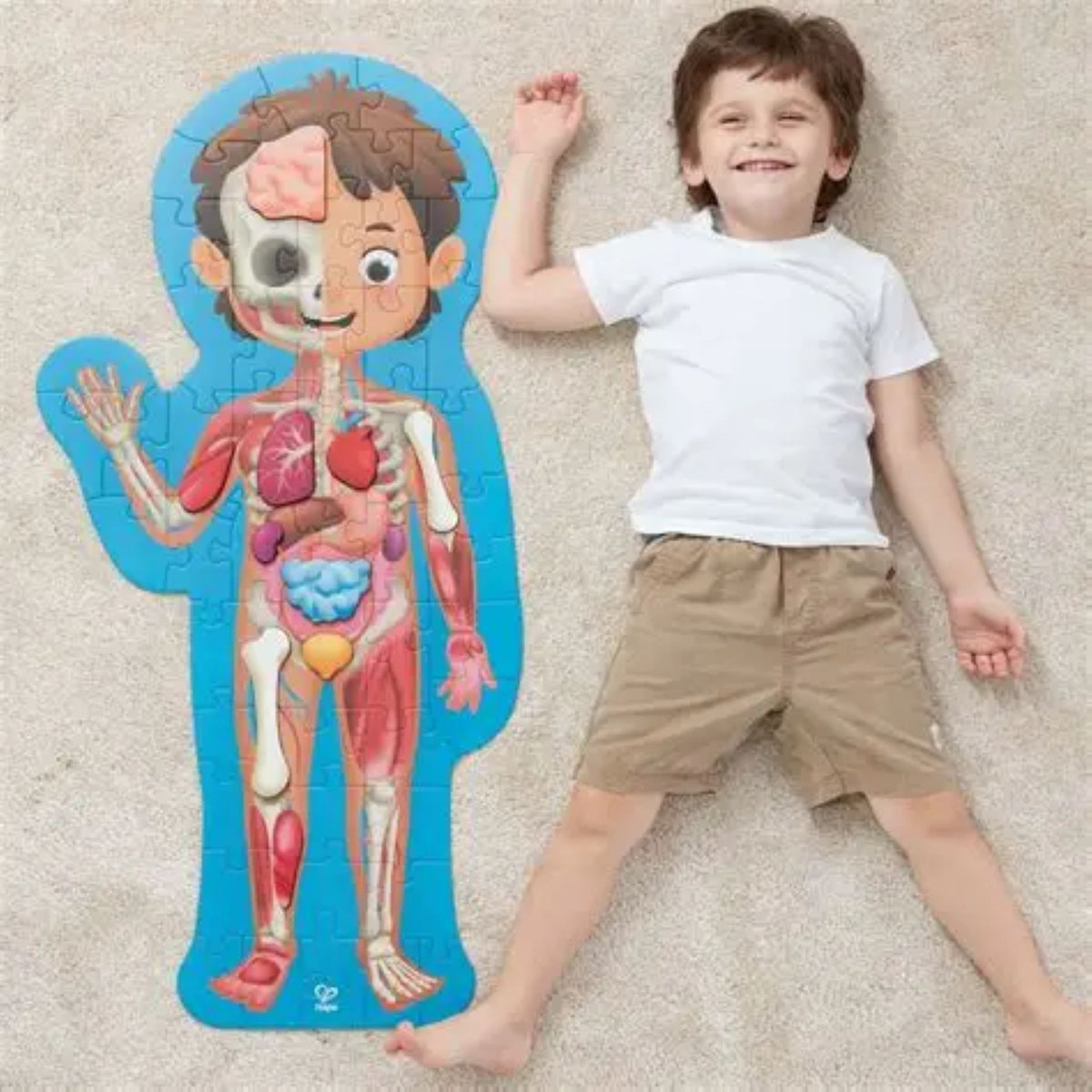 Hape Human Body 60pc Puzzle