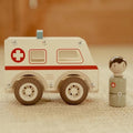 Little Dutch Wooden Vehicle - Ambulance