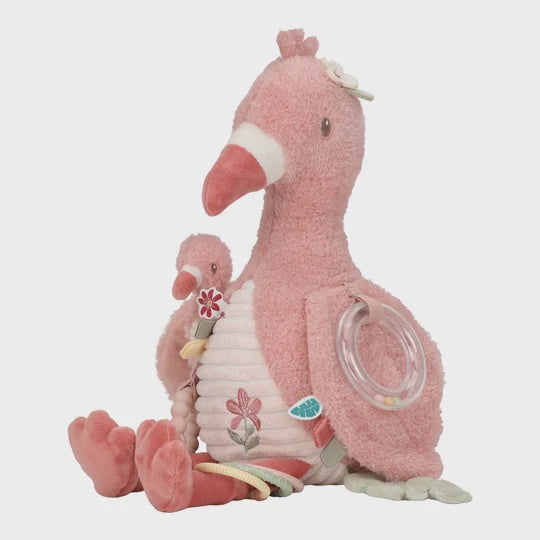 Little Dutch Safari Friends Activity Cuddle Flamingo