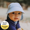 Bedhead Hats Legionnaire Hat with Strap - Baby Blue
