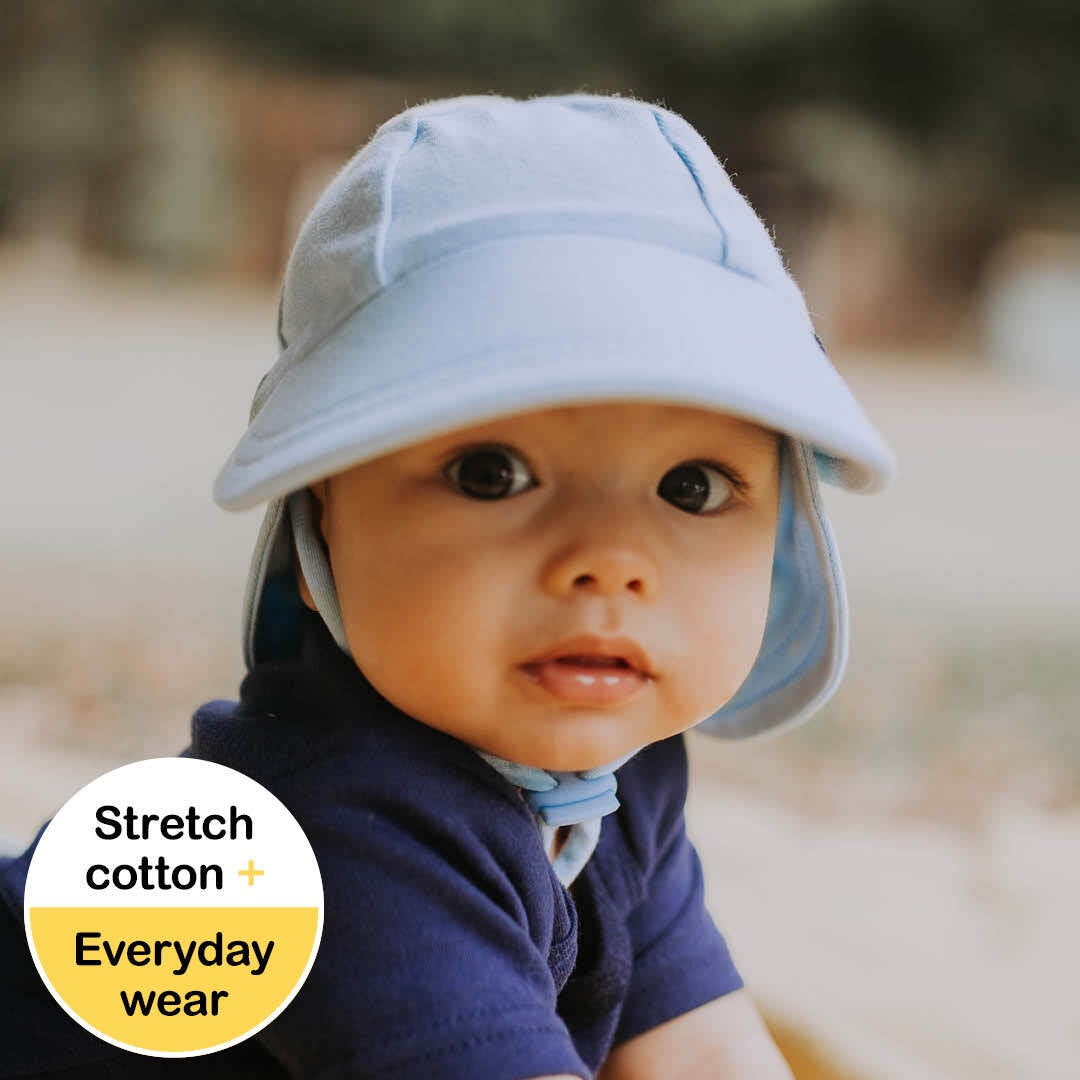 Bedhead Hats Legionnaire Hat with Strap - Baby Blue