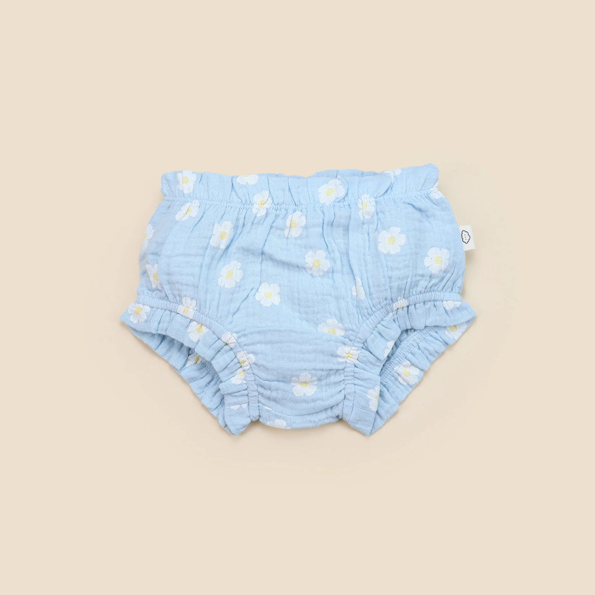 Lummi in Colour Cotton Muslin Bloomer - Daisy Blue