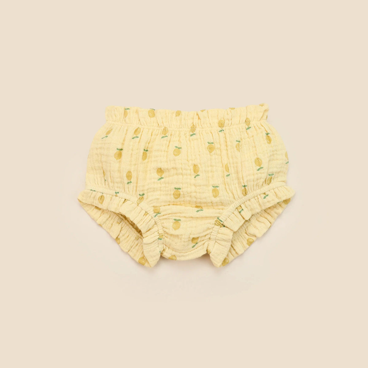 Lummi in Colour Cotton Muslin Bloomer - Lemons