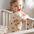 Lummi in Colour Organic Cotton Romper - Dachshund Dog