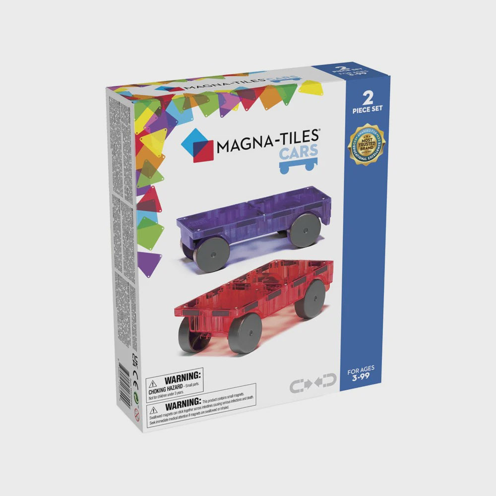 Magna Tiles - Cars (Purple & Red)