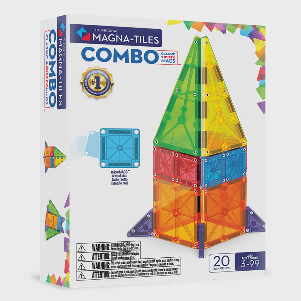 Magna Tiles Combo +Micro Mags 20pc Set