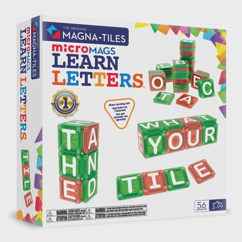Magna Tiles - Micro Mags Learn Letters