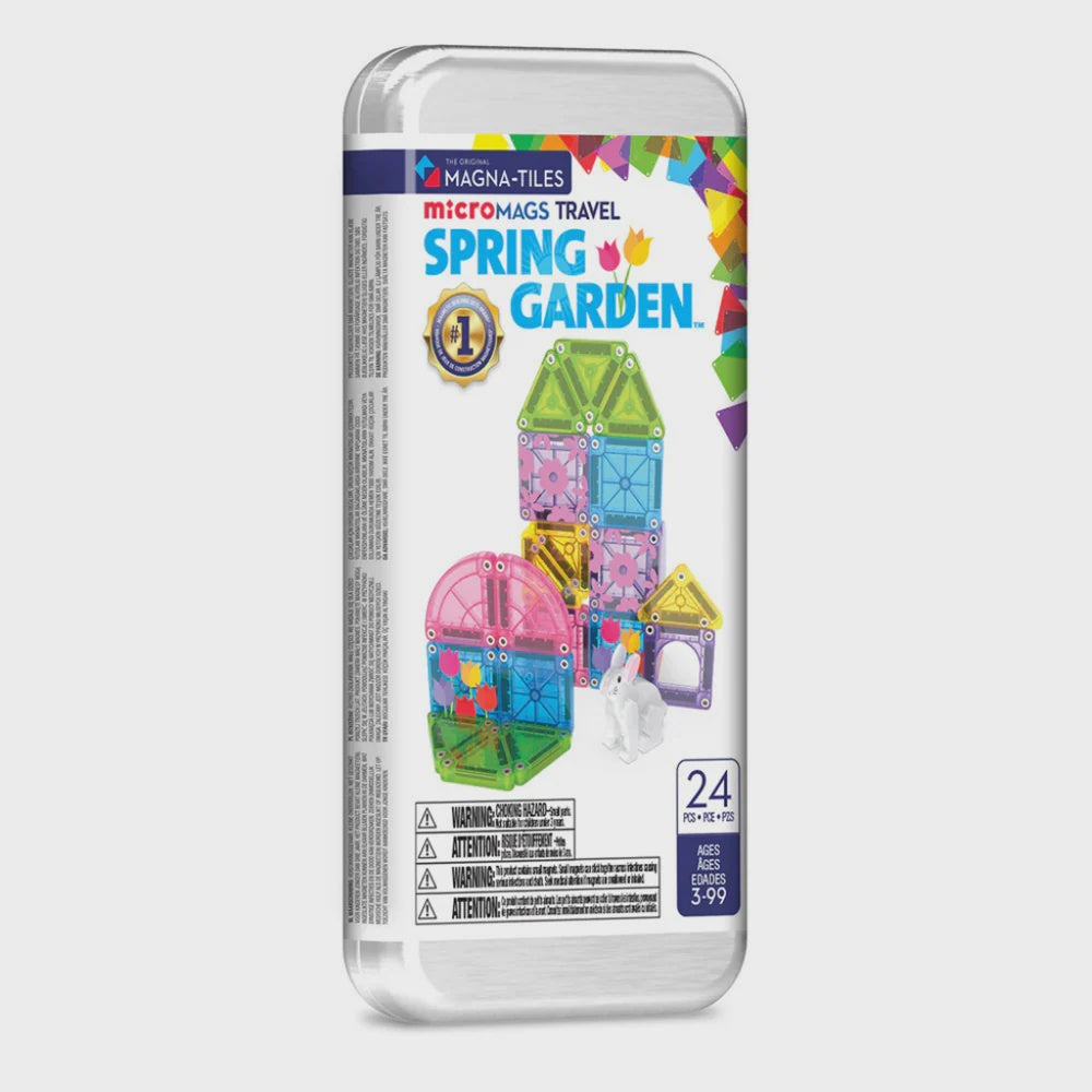Magna Tiles - Micro Mags - Travel Set - Spring Garden