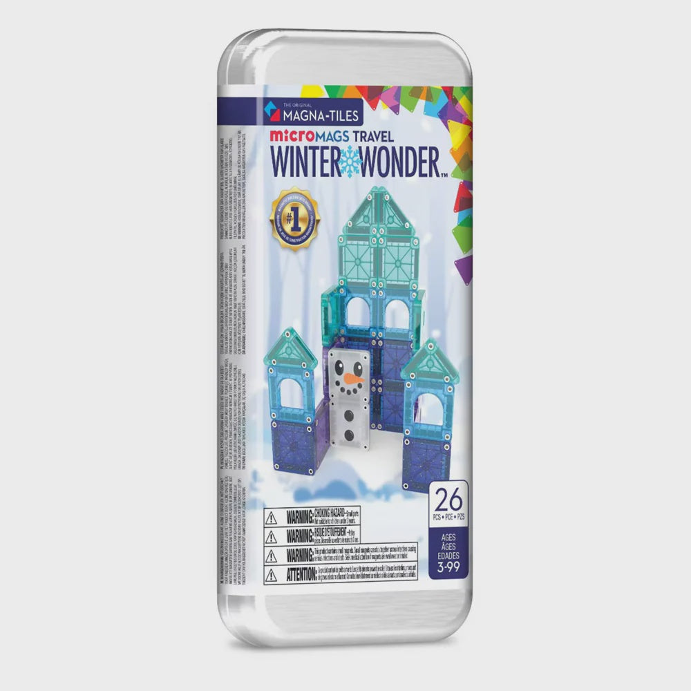Magna Tiles - Micro Mags - Travel Set - Winter
